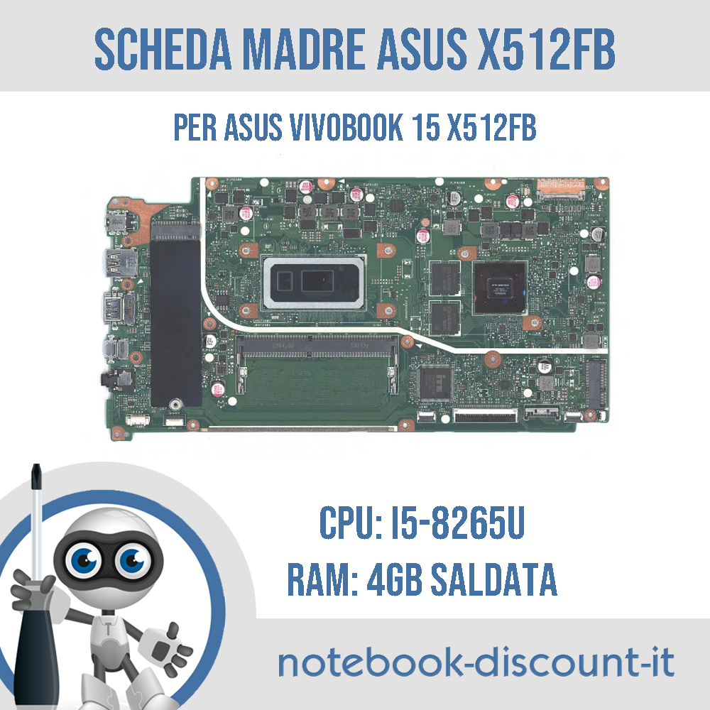 ASUS X512FB Schede madri